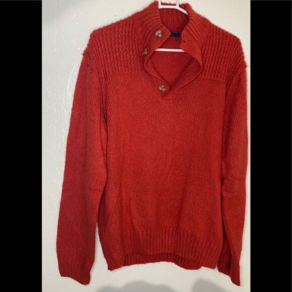 Perry Ellis Men’s Sweater Cozy Red Sz 2XL - Picture 1 of 7